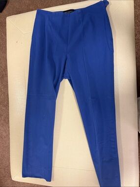 Piazza Sempione Cobalt Slim Stretch Pants
